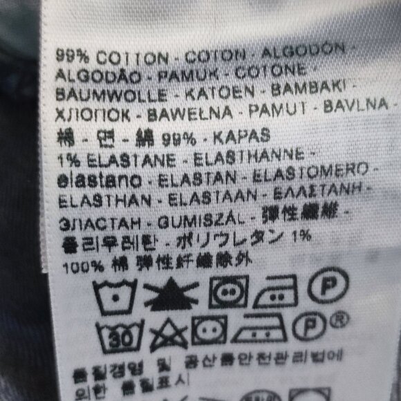 Levis 711 jeans women's W28/L32(29) medium washed denim blue skinny straight - Picture 9 of 16